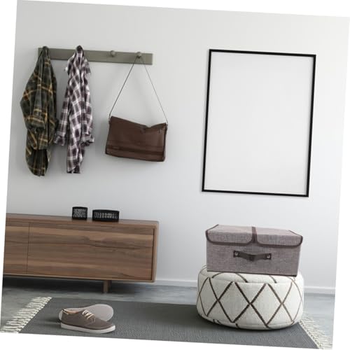Caja de almacenamiento plegable doble tapa para ropa y organizador de armario 3