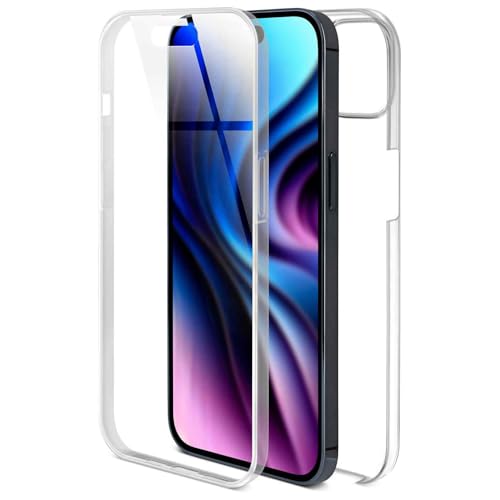 Handyhülle transparent mit Displayschutz iPhone 15 360