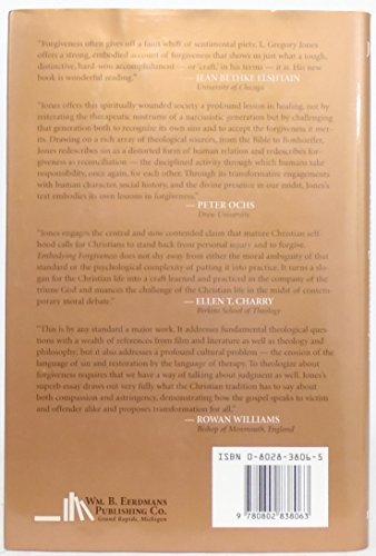 Embodying Forgiveness: A Theological Analysis 0802838065 Book Cover