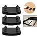 Fafeicy 20PCS Bed Slat End Cap Holders Plastic Bed Frame Support Clips for Stable Furniture Installation No Tools Needed