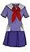 FTSUCQ The Future Diary Gasai Yuno Mirai Nikki Top&Skirt Cosplay Costume,US(6-8) Purple