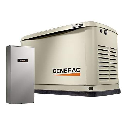 Generac 7039 Guardian Series 20kW/18kW Air Cooled Home Standby Generator with Whole House 200 Amp Transfer Switch (not CUL)