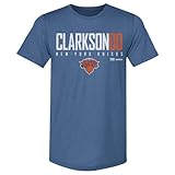 500 LEVEL Jordan Clarkson New York Knicks Elite Men's Premium T-Shirt (Tri Royal, Large)