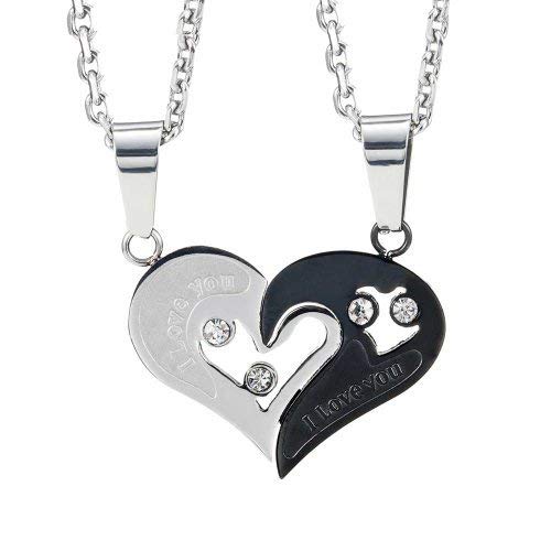 URBAN JEWELRY Collana per Innamorati per San Valentino...
