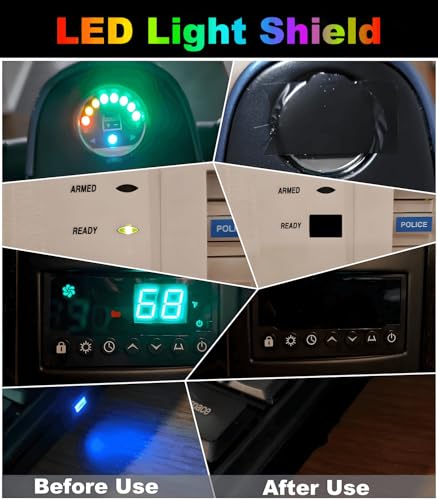Blackout Tape 2inch x 66 Feet Light Blocking Sticker 100% Full Black Out Masking Tape for Electronics, Cover LED Indicator, Shielding Glare, Window Shading, Lamp Strips Shade, Backlight Sheet Dimming