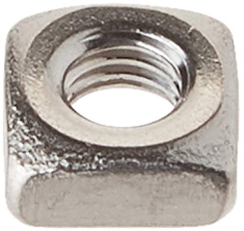100Pcs/pack M3 Nuts Set, M3 DIN557 Metric Thread Nuts SS304 Stainless Steel Nut for Machine Fastener image 2