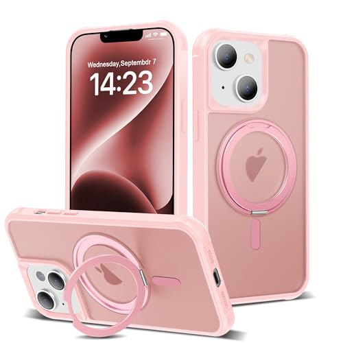 Image of Compatible with iPhone 14 Plus Case with Stand 6.7 inch,Pink