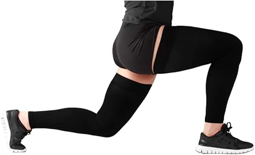 Miniatura 7 de MoJo Sports - manga de compresión para muslos y pierna completa, para soporte y recuperación, ideal para tratar lesiones de los tendones y de los