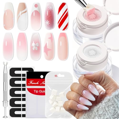 Image of modelones Pat Paint Gel Nail Polish, 2 Colors Soak Off UV Patting Gel