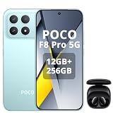 XIAOMI POCO F8 Pro-Smartphone da 12+256 GB,tripla fotocamera da 50 MP con OIS, schermo AMOLED da 6,59'' 120 Hz,Snapdragon 8 Elite,Hypercharge 100 W,blu,incluso cuffie smart incluse nero