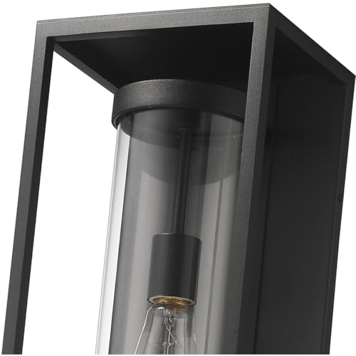 Image of Z-Lite 1 Light Outdoor Wall Sconce 584M-BK, Black