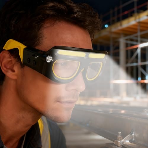 Gafas de faro recargables: luz LED con sensor de movimiento, modos de control táctil, equipo impermeable USB-C | 350–500 Admite correr, acampar, pescar, andar en bicicleta, caminar para usuarios que n - imagen 3