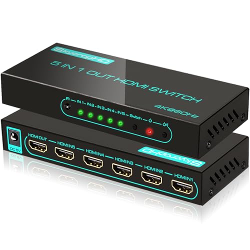 SkycropHD 4K60Hz Commutateur HDMI...