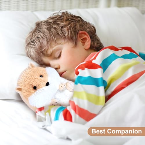 Suzzipals HEATABLE HAMSTER Coolable & Microwavable Stuffed Animals Hamster Plush, Heating Pad For Period Cramps, Pain & Stress Relief, Lavender Soft Hamster Stuffed Animals, Hamster Toys Gifts thumb #4