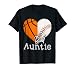 Ball Auntie Heart Funny Baseball Basketball T-Shirt