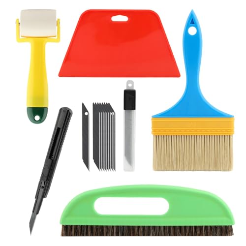 15Pcs Wallpaper Smoothing Tool Kit,Wallpaper Tools Kits,Smoother Tools