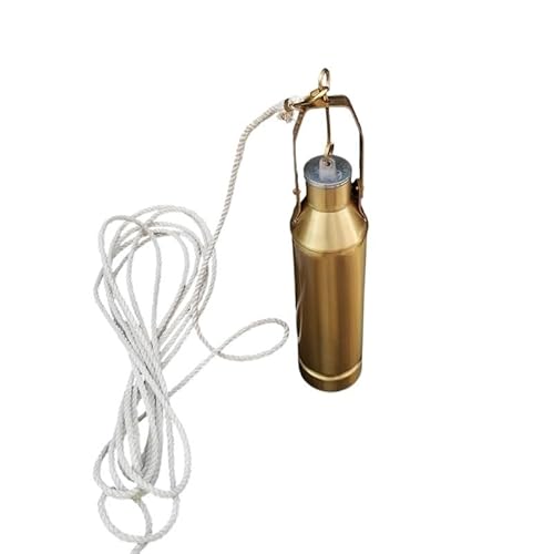 Portable Copper Oil Sampler Set, 10 15 35 Fl Oz Sealed Oil Sample Collector/Oil Extractor Kit With 16ft Static Proof Rope, Oil Sampling Device For Gasoline Oil/Hydraulic Oil/Industrial(1000 mL/33.8 fl