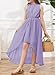 blibean Teen Girl Sleeveless Dress Tween Kid 2024 Semi Formal Outfit Wedding Turtleneck Casual Fashion Clothes Age 6T-7T (Size 6-7 Year) Lavender Purple