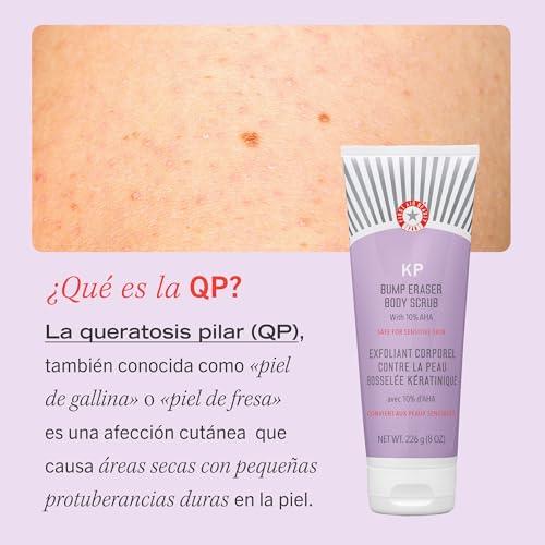 First Aid Beauty KP Bump Eraser Exfoliante Corporal con Extracto de AHA, 10%, para Pieles Secas y Sensibles, para Pieles con Queratosis Pilaris, 226 G - imagen 7