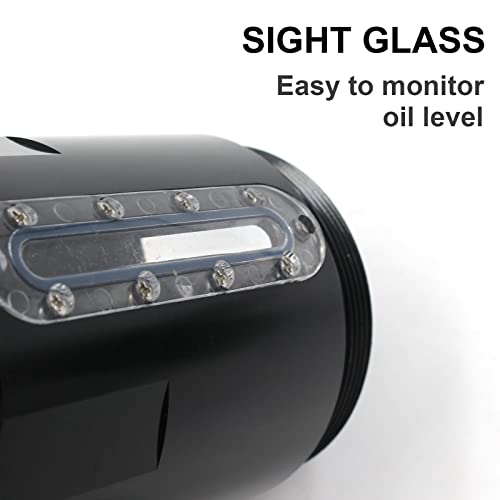 Oil Catch Can Passenger Side Oil Separator Tank With Sight Glass Fit For Ford F150 5.0L/2.7Eb/3.5Eb 2011-2021, Raptor 3.5L Ecoboost 2017-2021, Expedition 3.5L Ecoboost 2018-2021 #TOP1