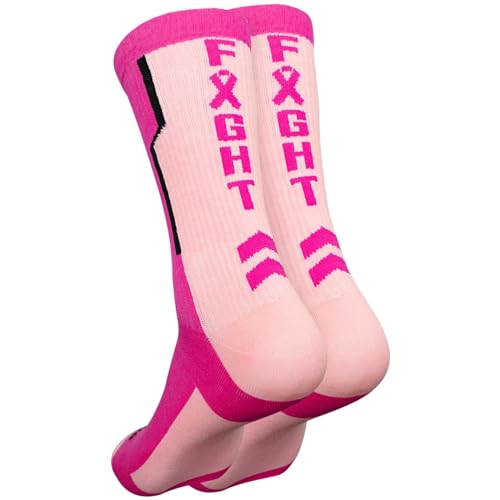 Breast Cancer Awareness Socks for Men Youth Boys Pink Football Softball Soccer Softball Baseball Accessories Socks2