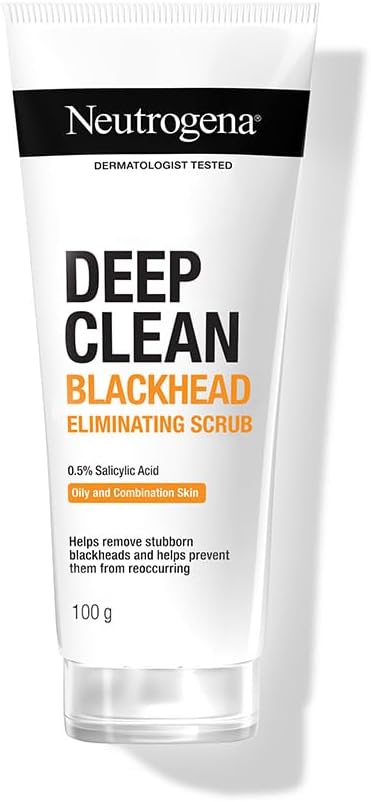 Neutrogena Deep Clean Scrub Blackhead Eliminating Daily Scrub For Face, 100g