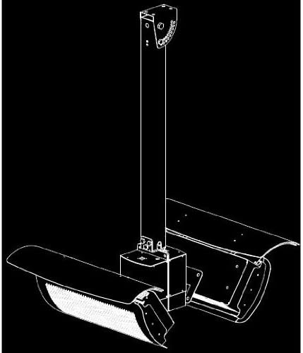 Bromic Heating 41 1/8-inch Ceiling Mount Pole For Smart-heat Patio Heaters - Bh3030008