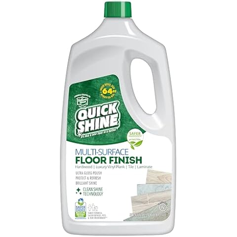 Quick Shine Multi Surface Floor Finish 64oz Cover