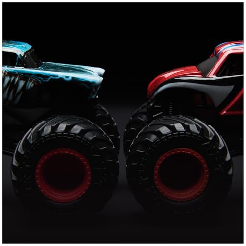 Image of Monster Jam Marvel Venom vs The Amazing Spider-Man 1:64 Scale 2-Pack