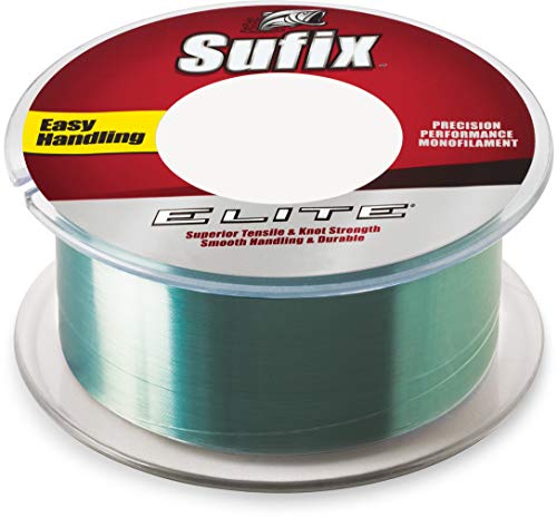 Sufix Elite 8 lb Fishing Line (Green, Size- 330 YD Spool)