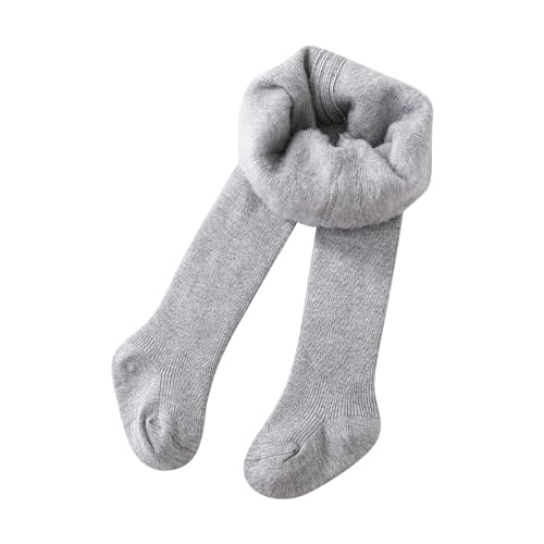 Kids Girls Solid Color Fle𝐞ce Lined Tights Toddler Cable Knit Leggings Thick Cotton Infant Warm Cable Knit Bottom