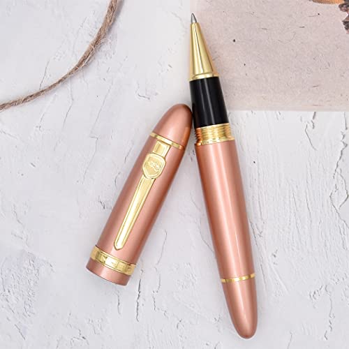 Zoohot Jinhao 159 Rollerball Pens Medium Point (0.7Mm) Gold Trim Heavy Pen, Black Ink, 3 Count #TOP3