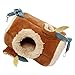 balacoo Squirre Sugar Decorative Supply Glider Hideout Hanging Nest Accessory for Cage Chinchilla Pig Hamster Small Lovely Accessories Comfortable Guinea Animal Bed Rat Washable House