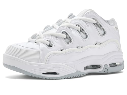 Osiris Women's D3 2001 White/Grey/White 14 Medium