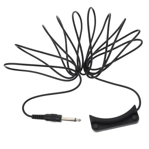 EXQUIMEUBLE 免開孔設計 アコースティックギターピックアップ 高感低ノイズ 多機能ギター用ホール拾音器 持ち運び便利 初心者対応