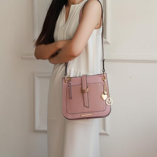 MKF Collection Women's Crossbody Bag, Vegan Leather Crossover Bag, Small Shoulder Bag Handbag by Mia K3