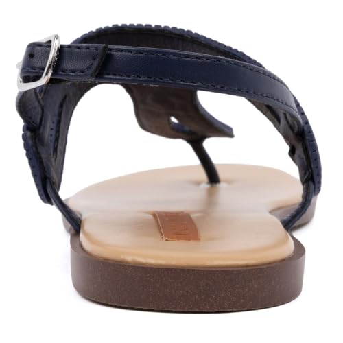 Nautica Women’s Flat Sandals – Comfortable Thong Style with Adjustable Back Strap for Casual Summer Outfits, Beach, or Travel3