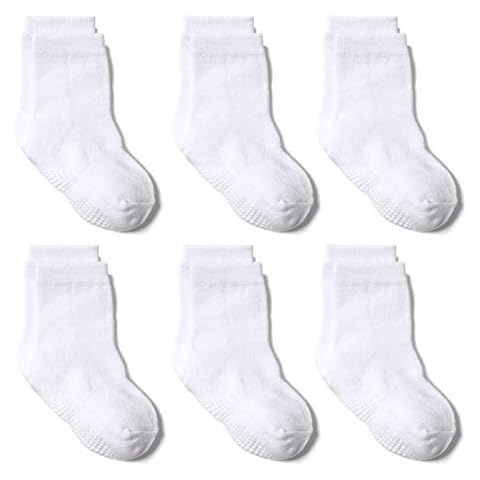 LISfsa 6pcs Toddler Kids Boys Girls Anti-Slip Knitted Warm Socks Room Socks Solid Gripper Socks Ankle Socks Cover