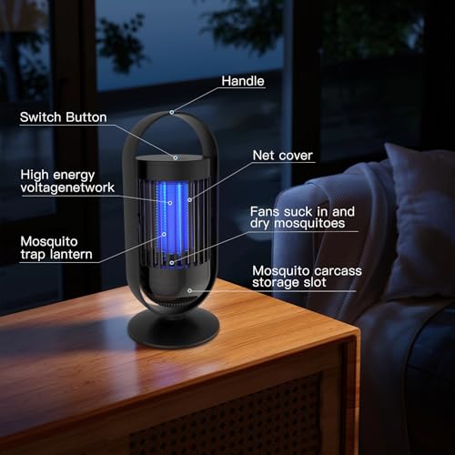 Casacasa CS-MZ-002 Bug Zapper Outdoor, Inhalation Mosquito Zapper Outdoor Indoor With Led Light, Mosquito Zapper Rechargeable Fly Killer thumb #5