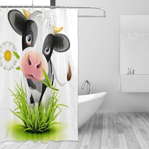 Rideau de douche en polyester durable avec 12 œillets inoxydables de qualité - 4