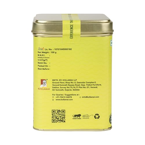 Image of KOLLAMAI Premium Loose Leaves (100gm, Green Tea, Kollamai Green Tea)