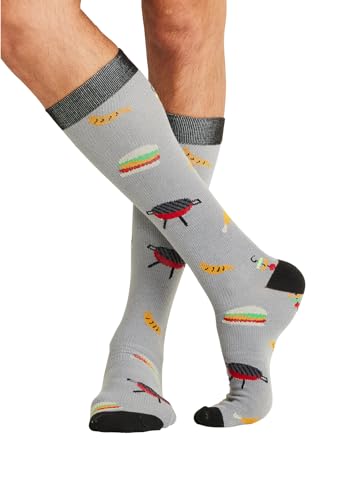 Image of Cherokee Compression Socks 10-15 mmHg Knee High 1 Pair Pack