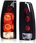 DWVO Taillights Tail Light Assembly Compatible with Chevrolet Suburban Tahoe 1992-1999, Chevy Blazer 1992-1994, GMC Yukon C/K Pickup 1988-2000 Smoke (FITS BARN DOOR & LIFT GATE ONLY)