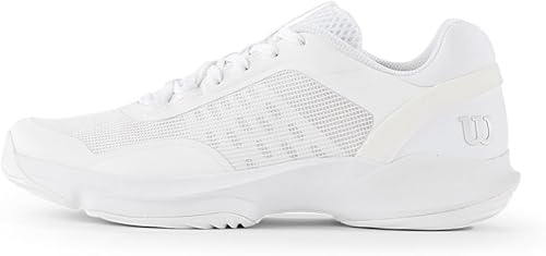 Miniatura 5 de WILSON Zapatos de pádel Hurakn Pro V2 para mujer, Blanco/Blanco/Plateado