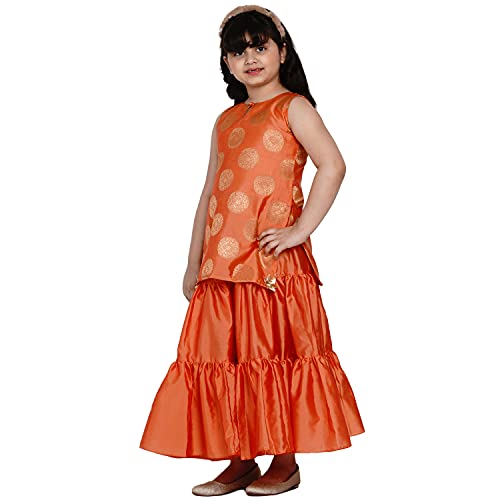 Image of Bitiya By Bhama Girl's Silk Regular Kurta Sets