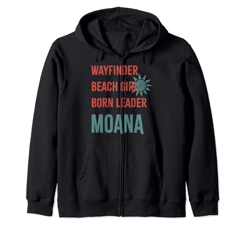 Veste à capuche zippé Disney Vaiana style exploratrice fille