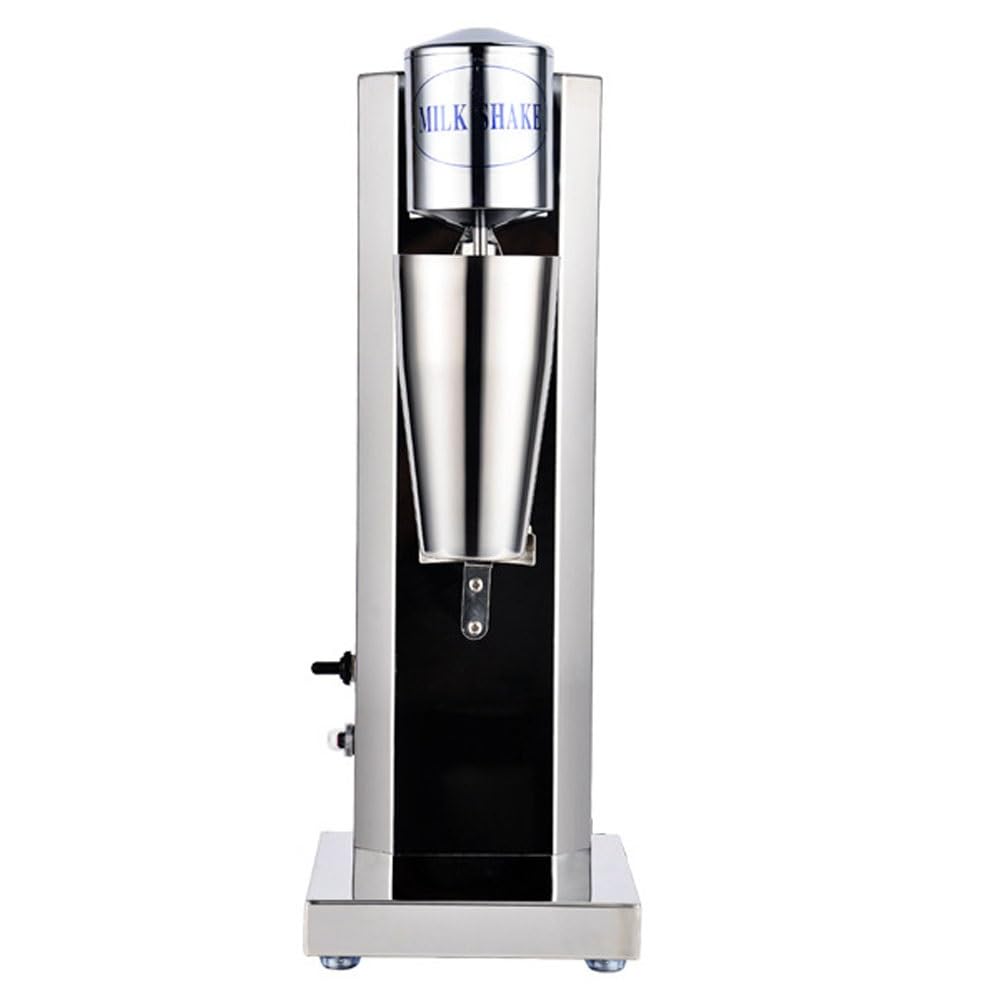 Elektrischer Milchshake Maker -Maschine 2 Geschwindigkeiten Milch Shaker Mixer Smoothie Maker Blender Getränkemixer Frappe Mixer Proteinschüttler Für Smoothies Milkshakes Cocktails(Single)