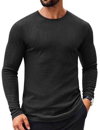 T-shirt extensible homme COOFANDY lot de 2 hauts manches longues pour sport et musculation