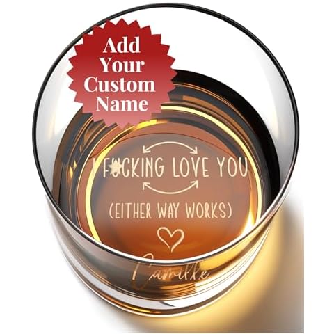 Personalized Whiskey Glasses for Men - Engraved Whiskey Glasses Personalized Whiskey Gifts, Custom Whiskey Glasses, Custom Bourbon Gifts for Men, Personalized Bourbon Glasses Cover
