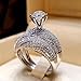 VANTHANHTD New 2026 Bridal Sets Women Rings Brilliant Cubic Zirconia Luxury Jewelry Wedding Trend Eternity 2Pcs Accessories Trendy Jewelry Fashion Festival